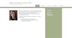 Desktop Screenshot of jalovecpsychiatry.com