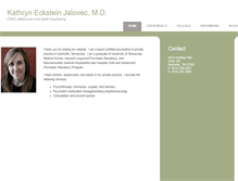 Tablet Screenshot of jalovecpsychiatry.com